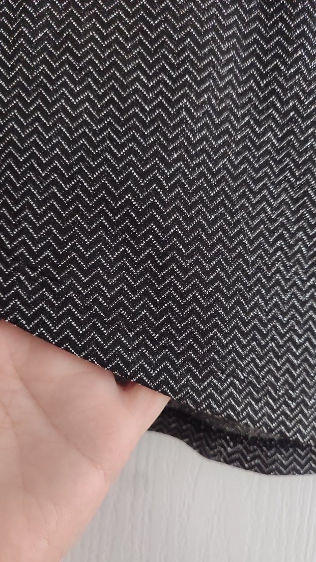 Siyah Pilili Mini Etek - Görsel 5