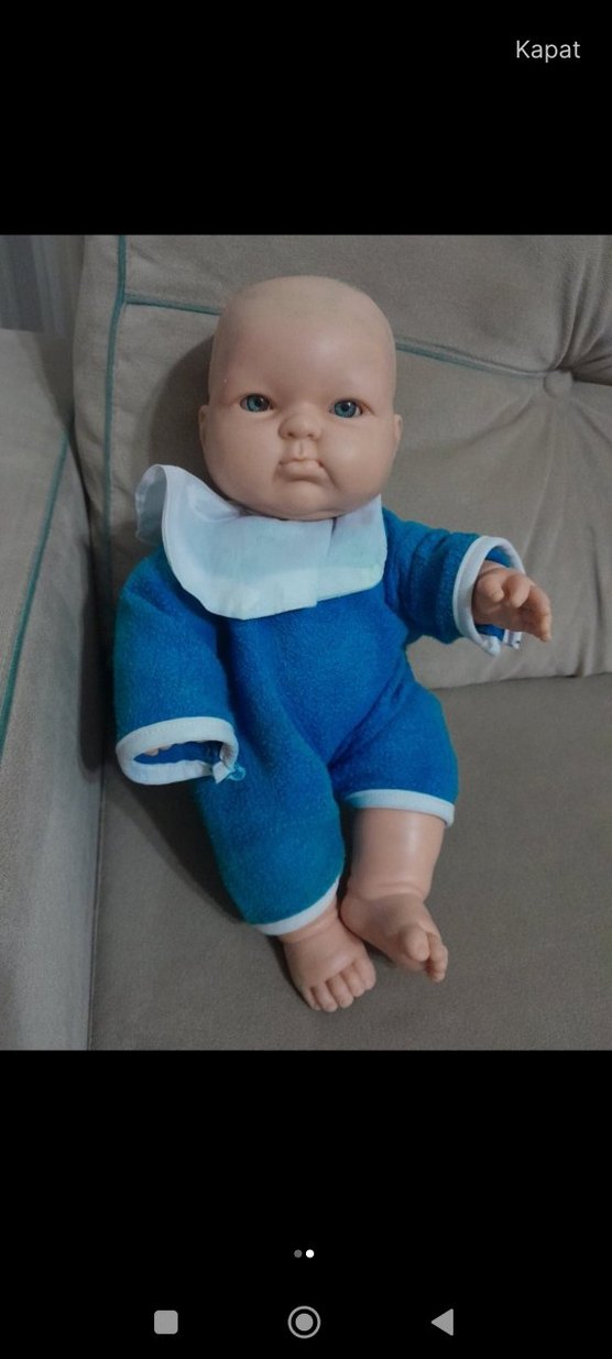 Mavi Bebek Oyuncak Bebek - Görsel 2