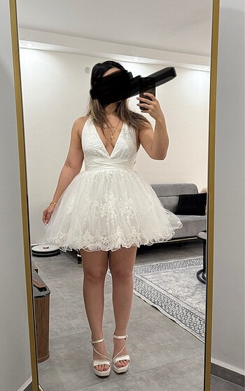 Bride after elbise