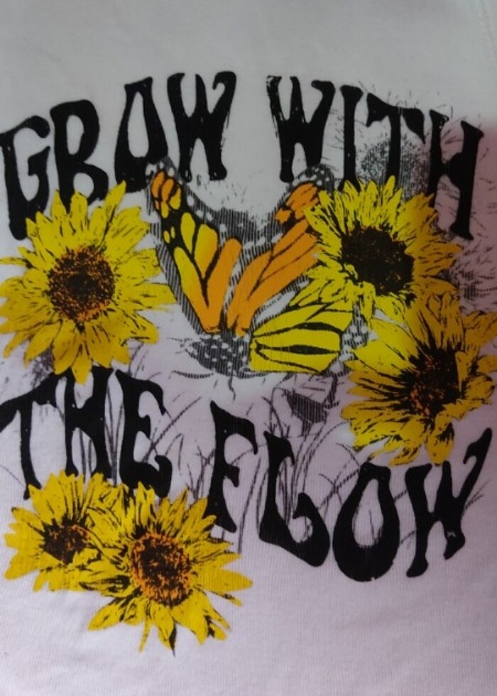 Çiçekli Crop - Görsel 4