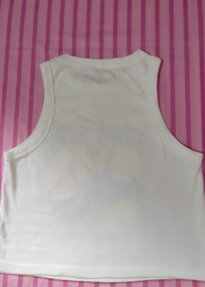 Çiçekli Crop - Görsel 5