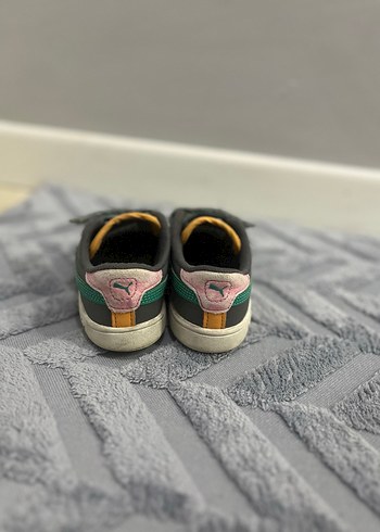 Gri kız çocuk puma  Spor Ayakkabı - Görsel 4