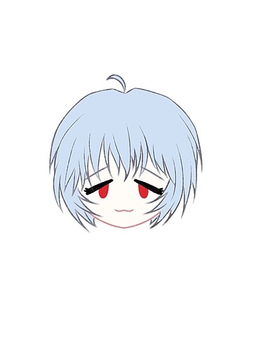 Beden Evangelion sticker Çıkartma paketi 4lü Rei Asuka Shinji Kaworu