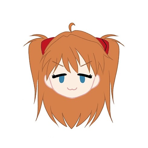 Asuka Langley Soryu Sticker Çıkartma Evangelion