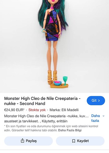  Beden Monster high