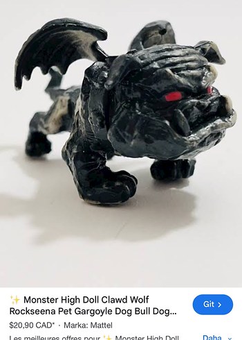 Mattel Monster High Clawd Wolf Rockseena Köpek Figürü