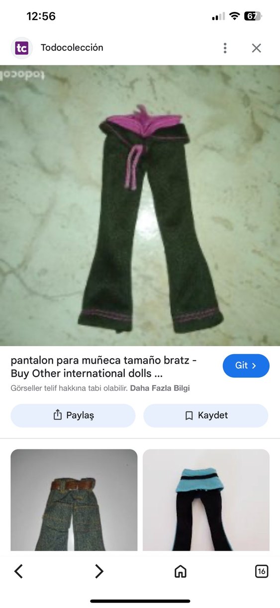 Mor Kemerli Pantolonu - Görsel 2