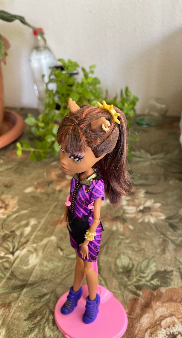 Monster High Mor Kız Bebek - Görsel 4