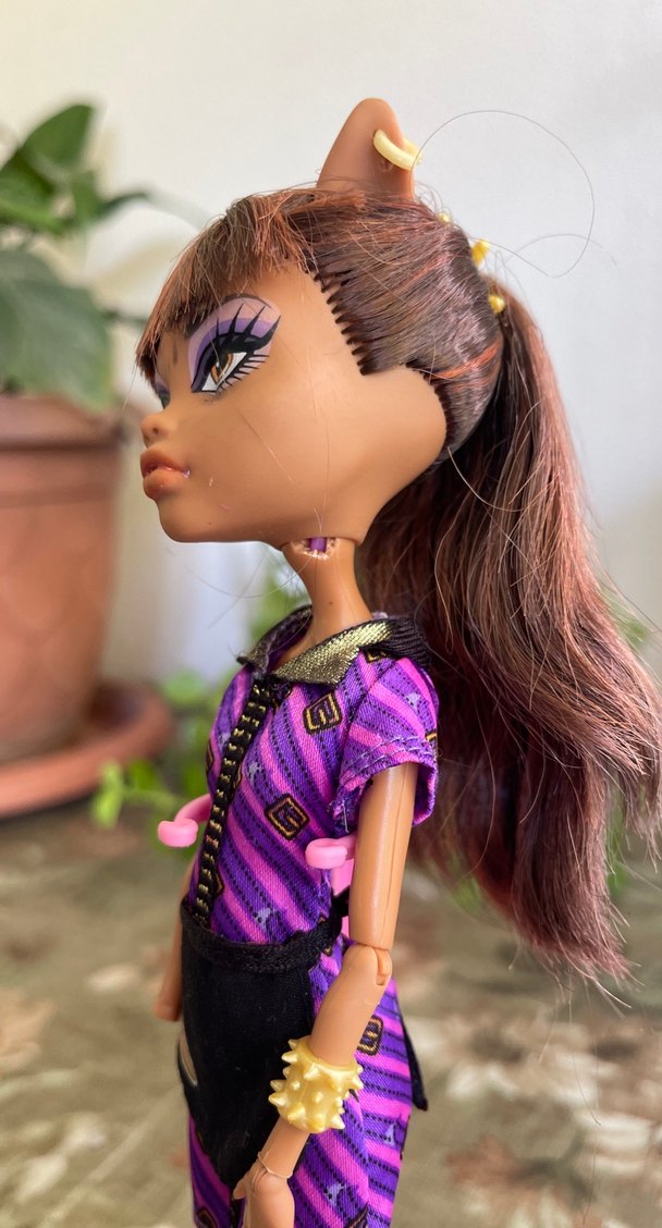 Monster High Mor Kız Bebek - Görsel 3