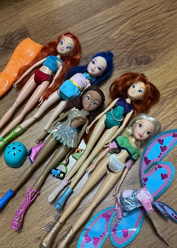 Beden Renk Winx Renkli Bebekler