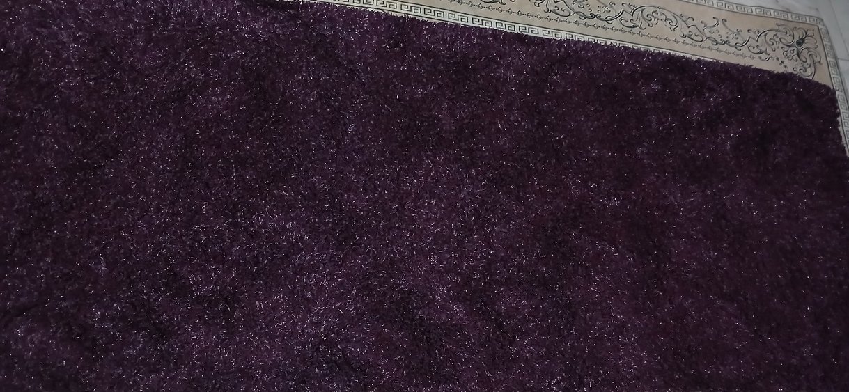 Koyu Mor Modern Desensiz yolluk - Görsel 2