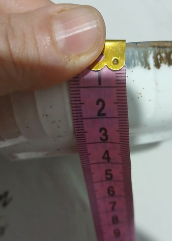 Mavi Gri Batik Desenli çerezlik Tabak - Görsel 4