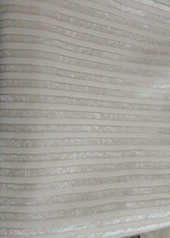 Bej rengi Çizgili Moderen koltuk örtüsü - Görsel 2