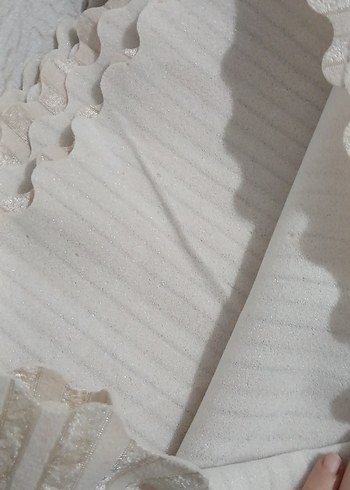 Bej rengi Çizgili Moderen koltuk örtüsü - Görsel 4