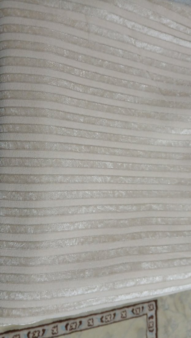 Bej rengi Çizgili Moderen koltuk örtüsü - Görsel 2