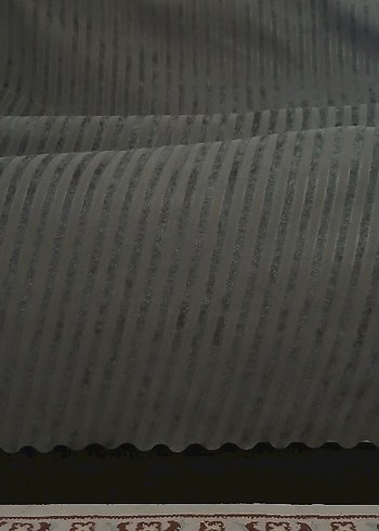 2 adet Gri Çizgili koltuk örtüsü - Görsel 2