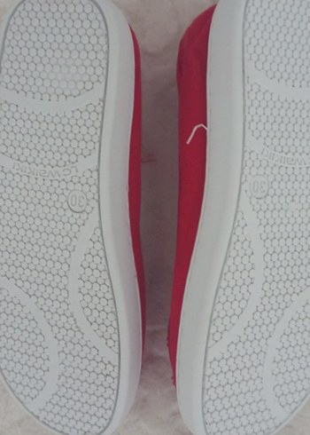 Kırmızı Fiyonklu Kız Çocuk Babet - Görsel 4