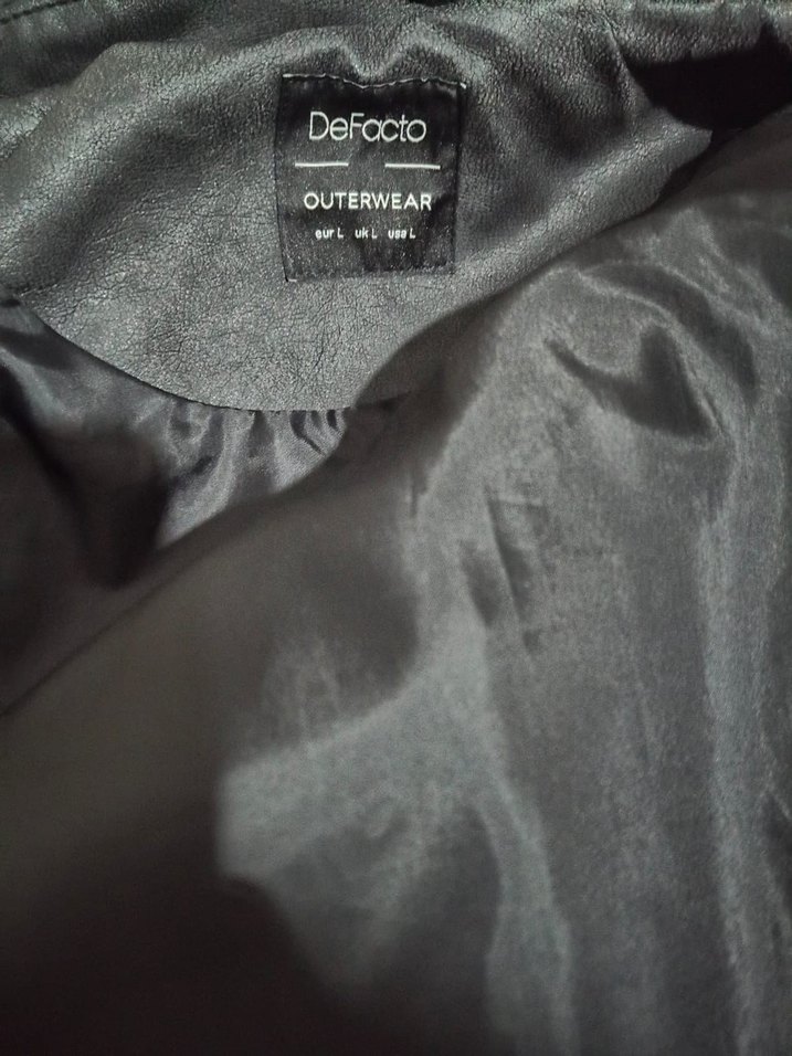 Siyah erkek deri ceket - Görsel 3