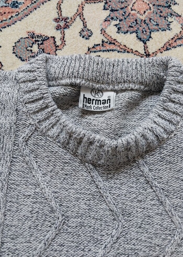 Erkek yün kazak - Görsel 2