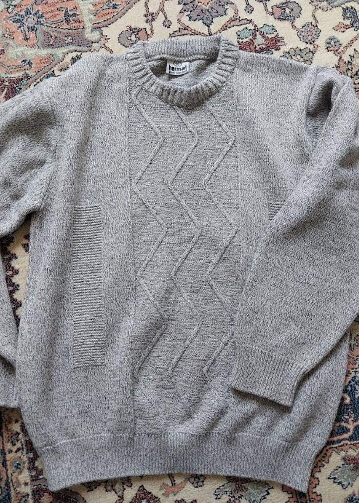 Erkek yün kazak - Görsel 3