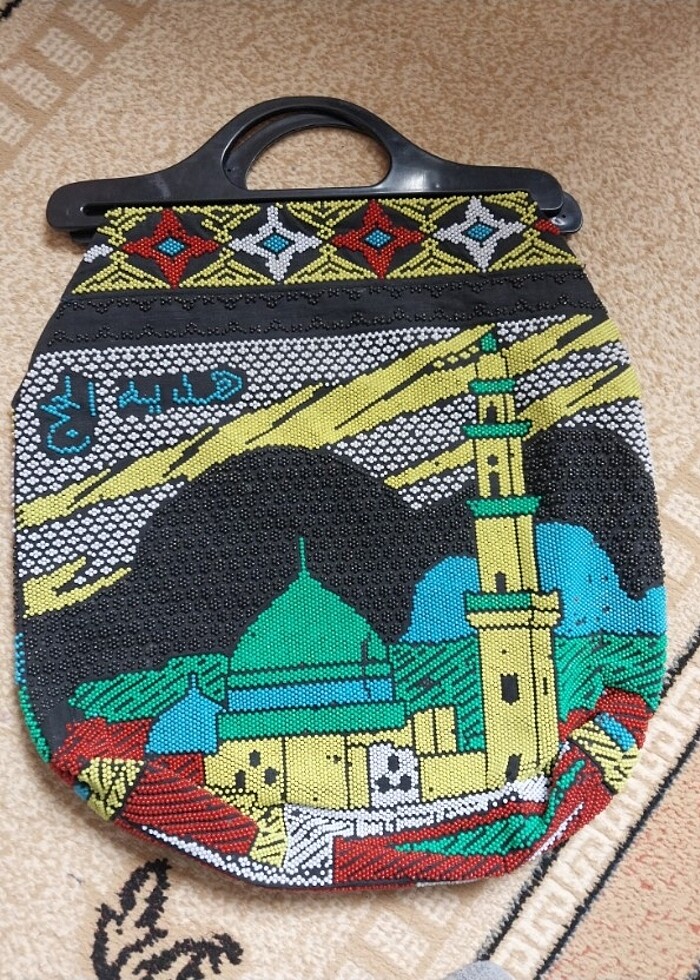 Nostalji Boncuklu çanta - Görsel 2