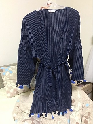 Penti çizgili kimono