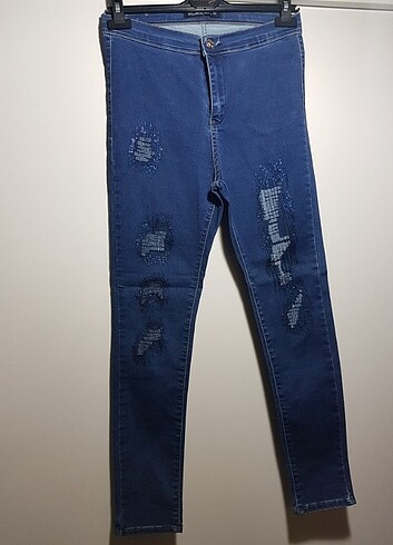 32 Beden mavi Renk Bayan Jeans Pantolon