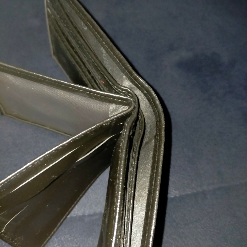 Siyah Parlak Erkek Cüzdan - Görsel 5