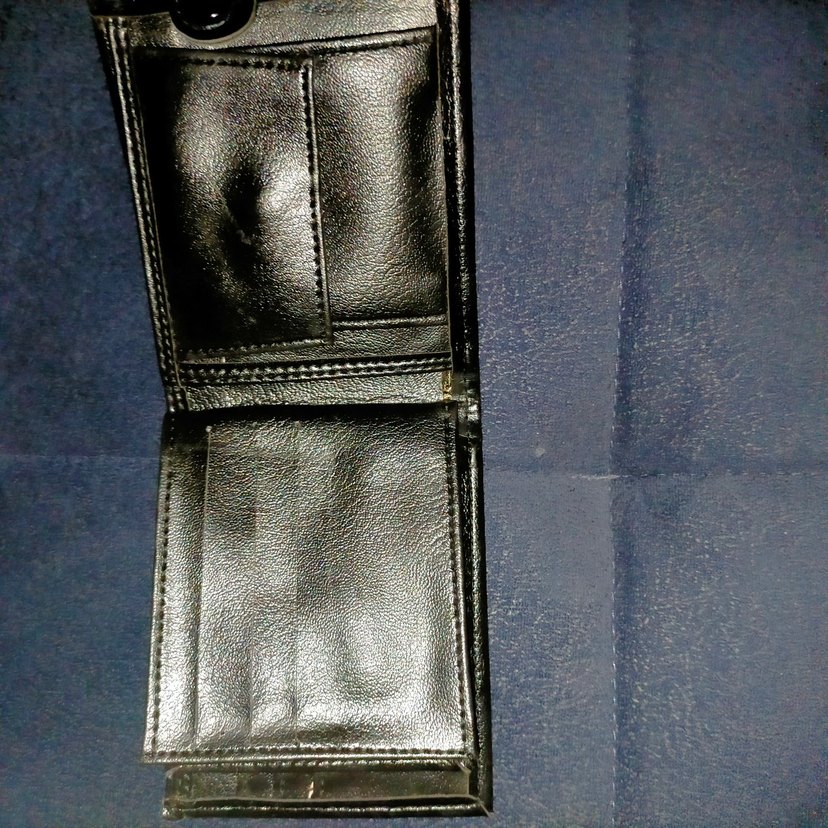 Siyah Parlak Erkek Cüzdan - Görsel 4