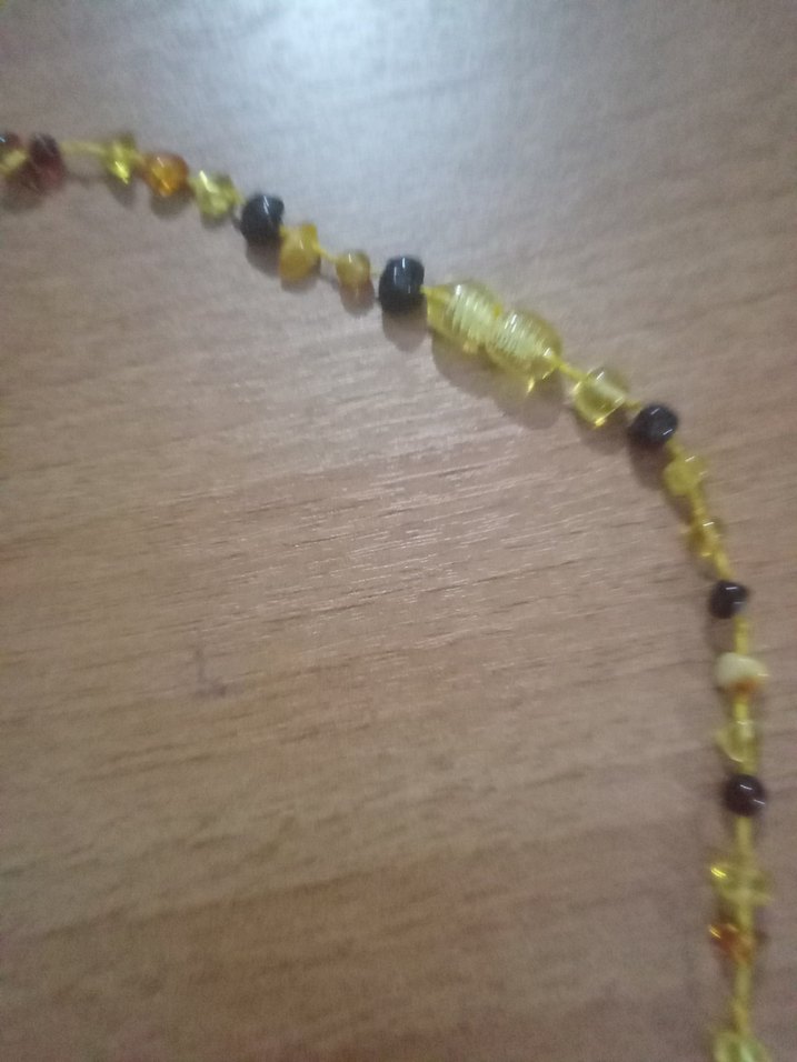 bebek kehribar kolye - Görsel 2