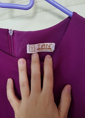 Tesettür kalem abiye likralı elbise