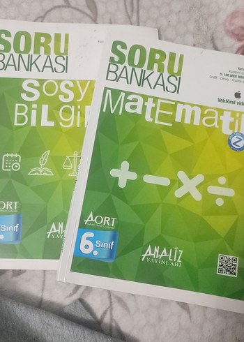 6. Sınıf Matematik ve Sosyal Bilgiler Soru Bankası