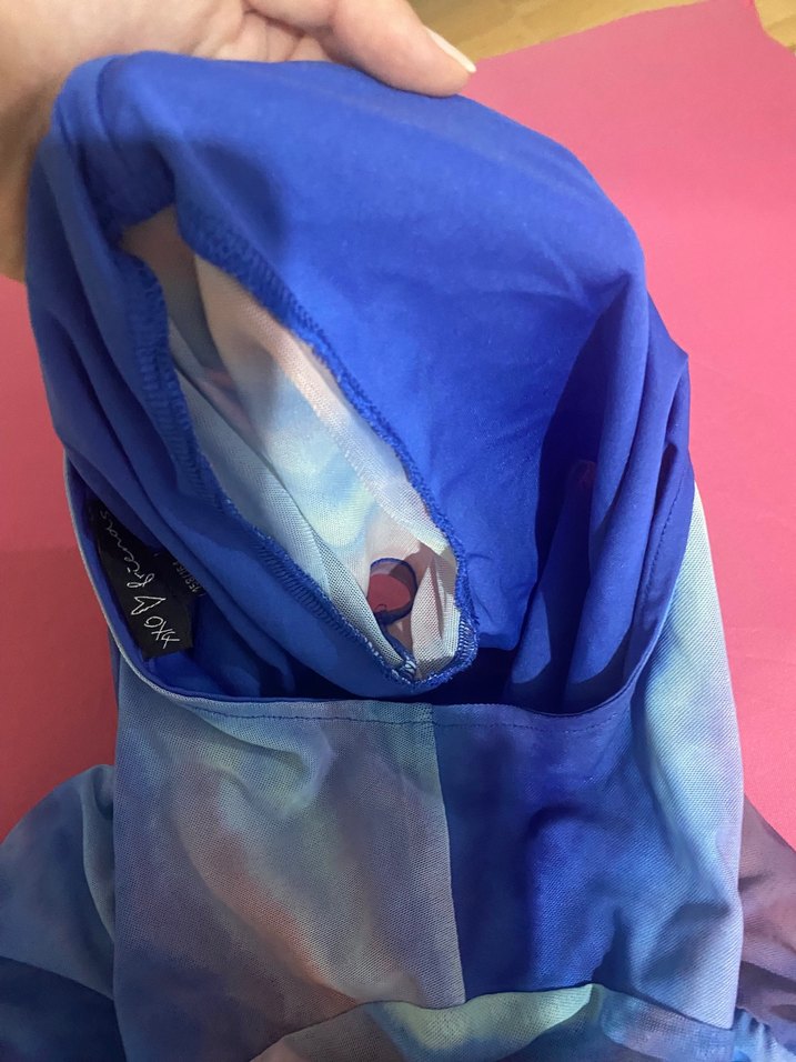 Midi iç astarlı pastel renkli elbise - Görsel 3