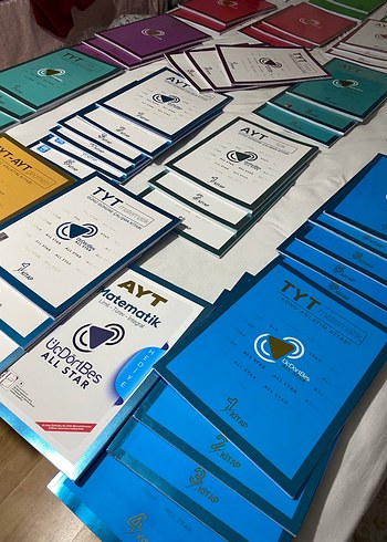 345 ALL STAR YKS TYT&AYT tüm dersler ders,test kitap seti - Görsel 6