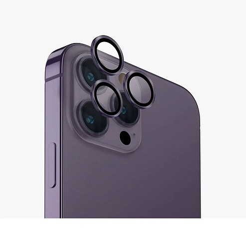 14 pro max derin mor lens koruyucu