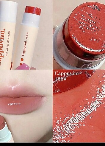 Diğer Cappuvini Kore lip balm