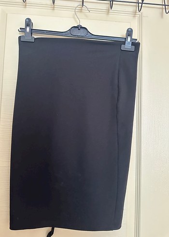American Vintage midi boy siyah etek