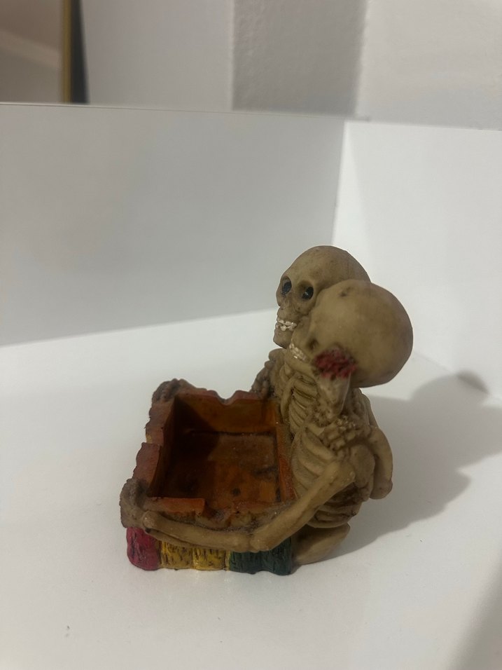 İskelet Figürlü Dekoratif Kutu yüzüklük - Görsel 5