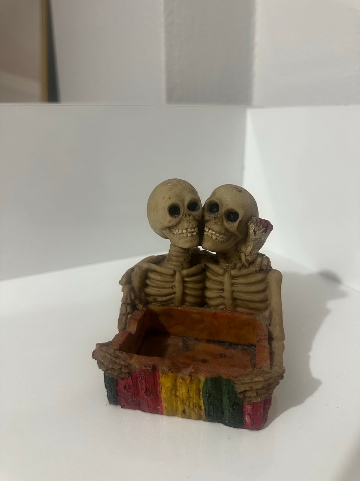 İskelet Figürlü Dekoratif Kutu yüzüklük - Görsel 3