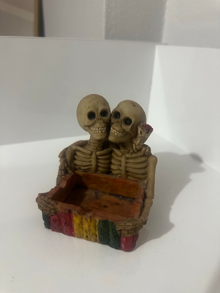 İskelet Figürlü Dekoratif Kutu yüzüklük - Görsel 2