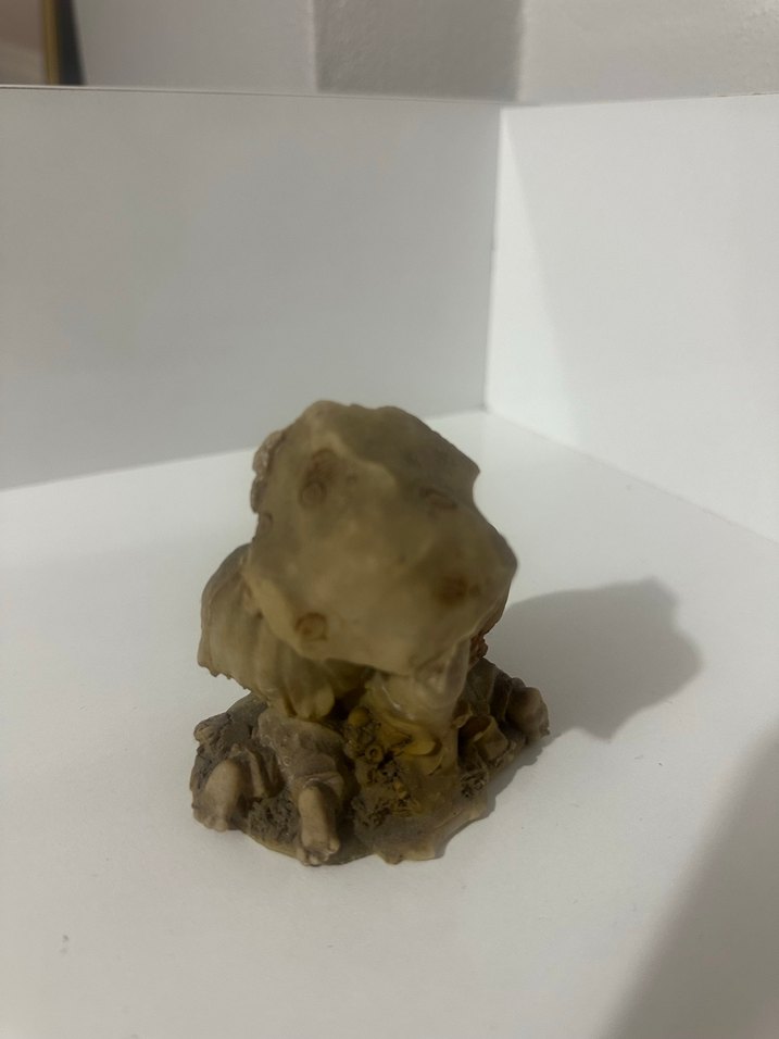 Bej ve Gri İki Çocuk Biblo - Görsel 3