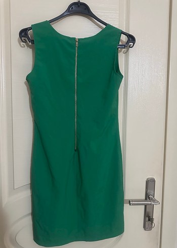 American Vintage Yeşil Kolsuz Mini Elbise