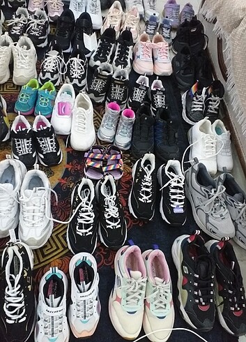36 Beden çeşitli Renk Adidas ayakkabı