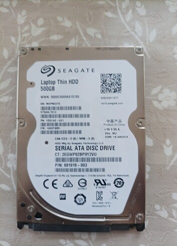Seagate laptop thin hdd 500gb