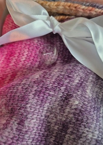 Juicy Couture Çok Renkli Örgü Bere ve atkı seti - Görsel 4