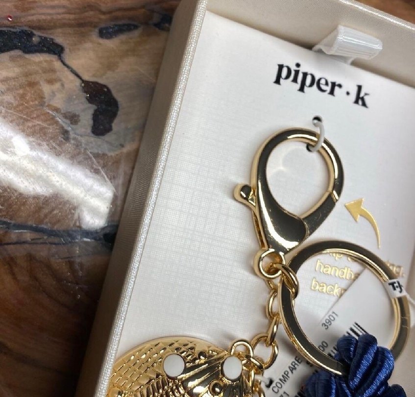 Altın Renkli Püsküllü Bohem Anahtarlık - Görsel 2