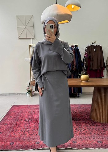 Gri Uzun etekli takım