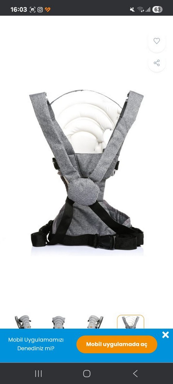 Gri Bebek Taşıyıcı - Görsel 4