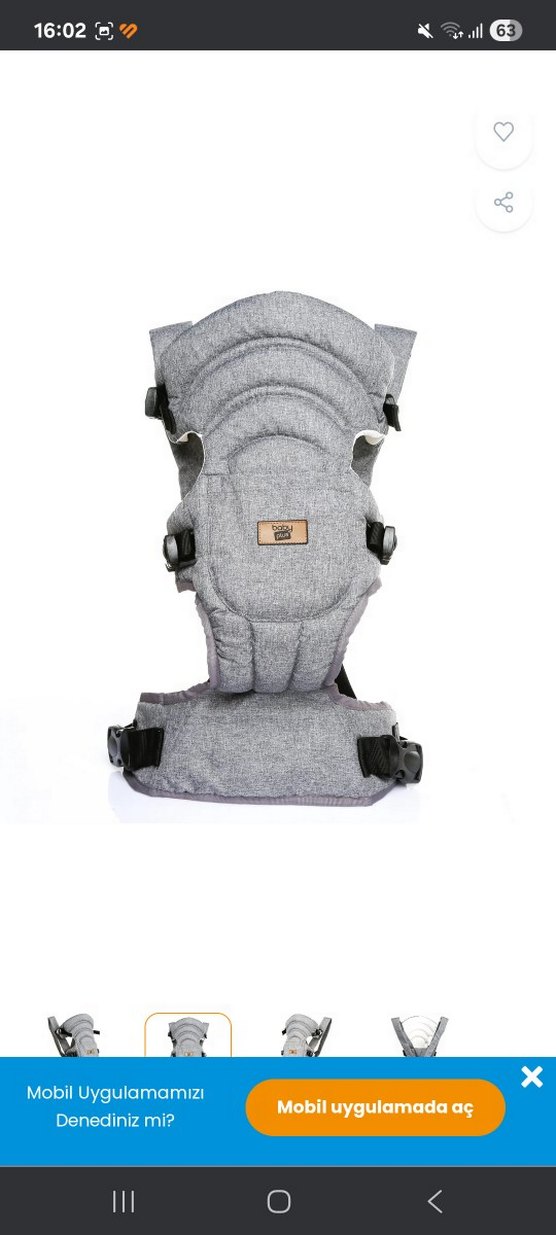 Gri Bebek Taşıyıcı - Görsel 2