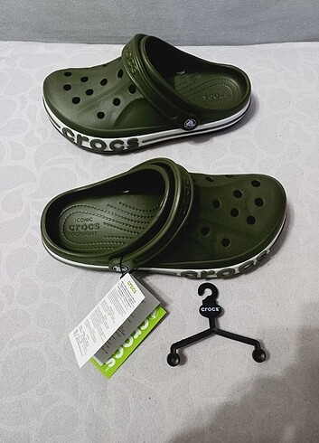 37 Beden haki Renk Yeni Sezon Crocs Terlik Sandalet 